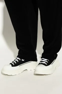 Alexander McQueen CZARNY Buty sportowe z logo