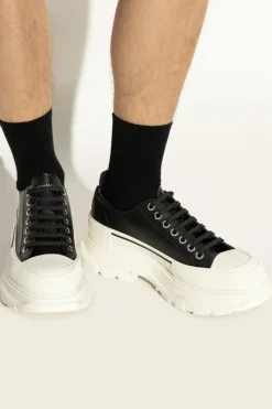 Alexander McQueen CZARNY Buty sportowe z logo