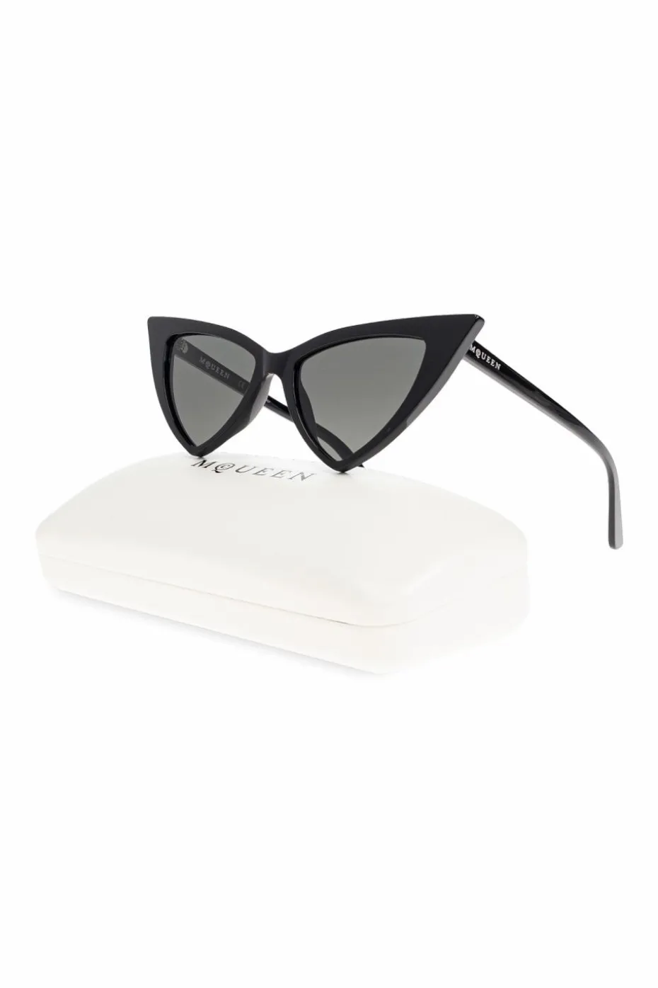 Alexander McQueen CZARNY Okulary przeciwsłoneczne