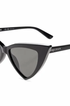Alexander McQueen CZARNY Okulary przeciwsłoneczne