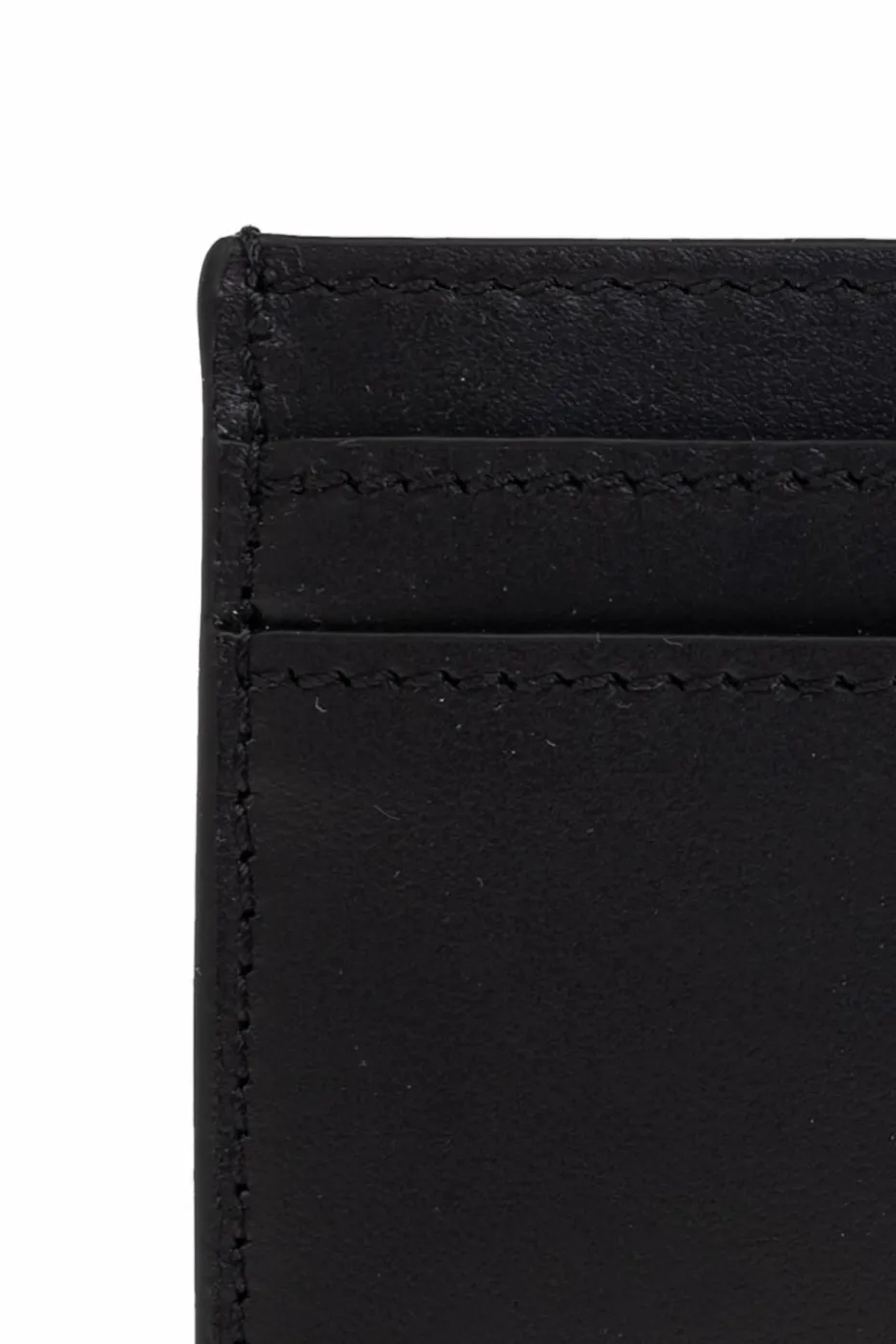 Alexander McQueen CZARNY Skórzane etui na karty
