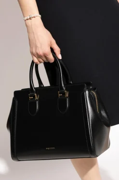Alexander McQueen CZARNY Torba do ręki `Birdee Large`