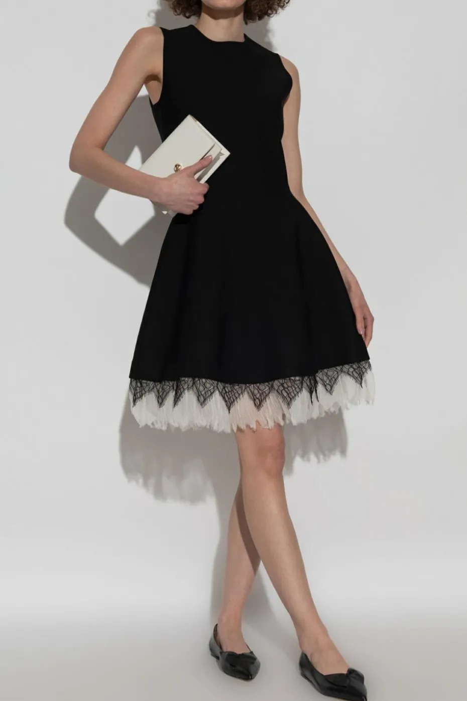 Alexander McQueen CZARNY Sukienka bez rękawów