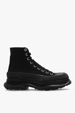 Alexander McQueen CZARNY Buty sportowe na platformie