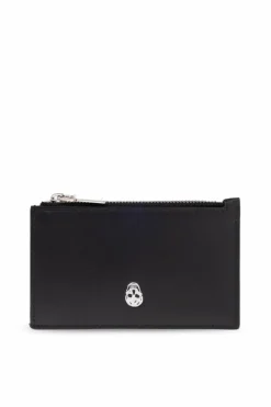 Alexander McQueen CZARNY Skórzane etui na karty