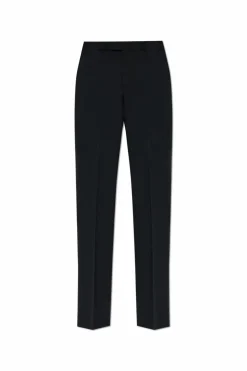 Alexander McQueen CZARNY Spodnie w kant