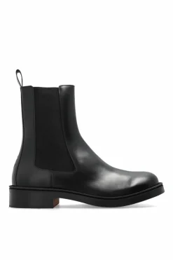 Alexander McQueen CZARNY Skórzane buty