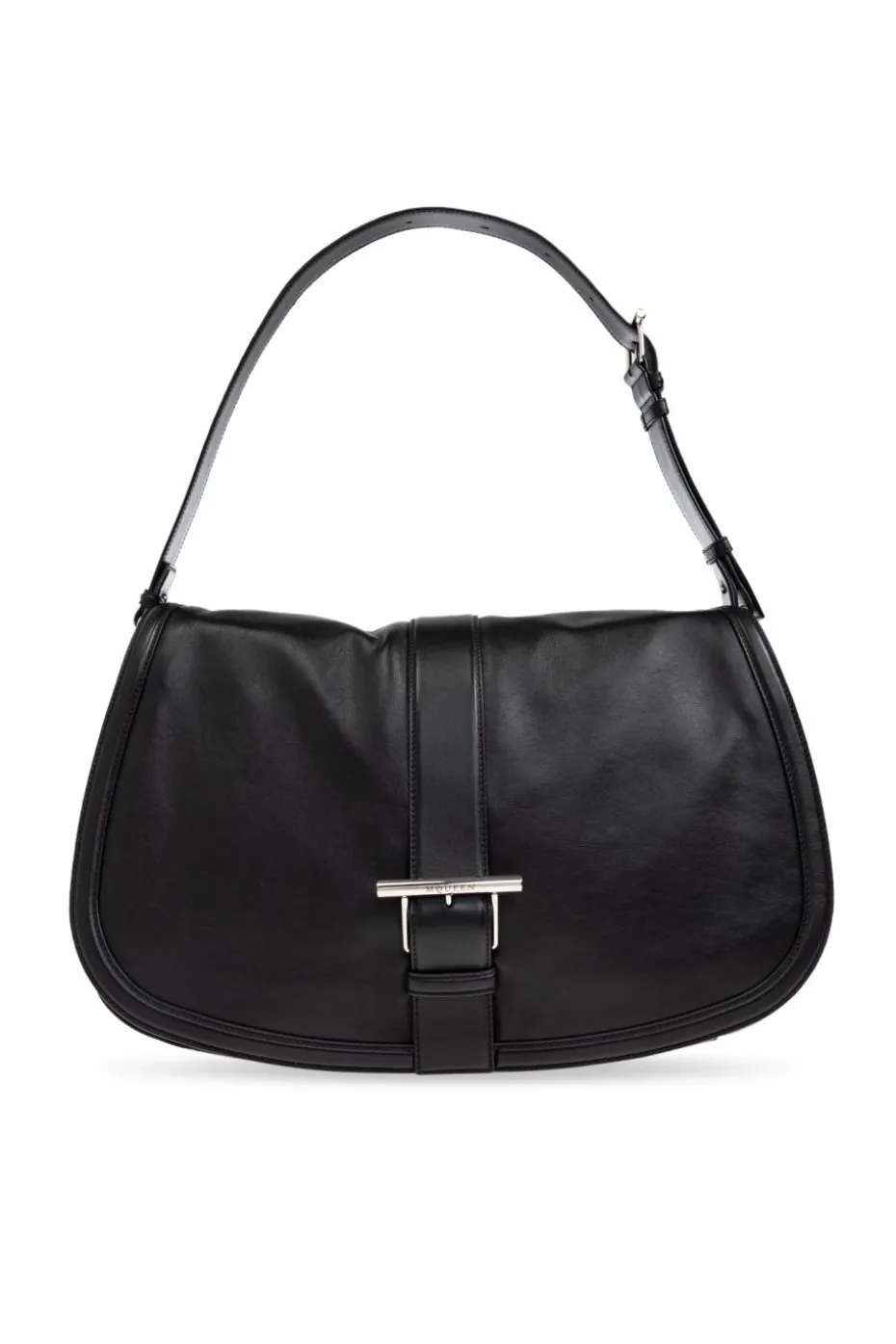 Alexander McQueen CZARNY Skórzana torba