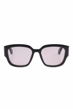 Alexander McQueen CZARNY Okulary przeciwsłoneczne