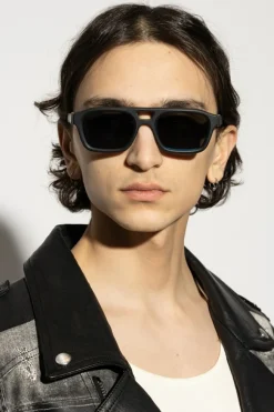Alexander McQueen CZARNY Okulary przeciwsłoneczne