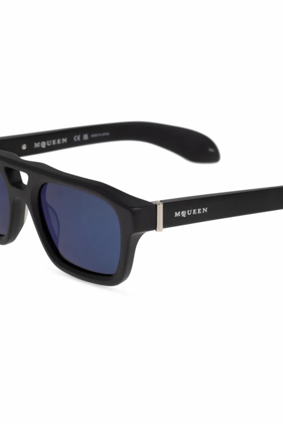 Alexander McQueen CZARNY Okulary przeciwsłoneczne