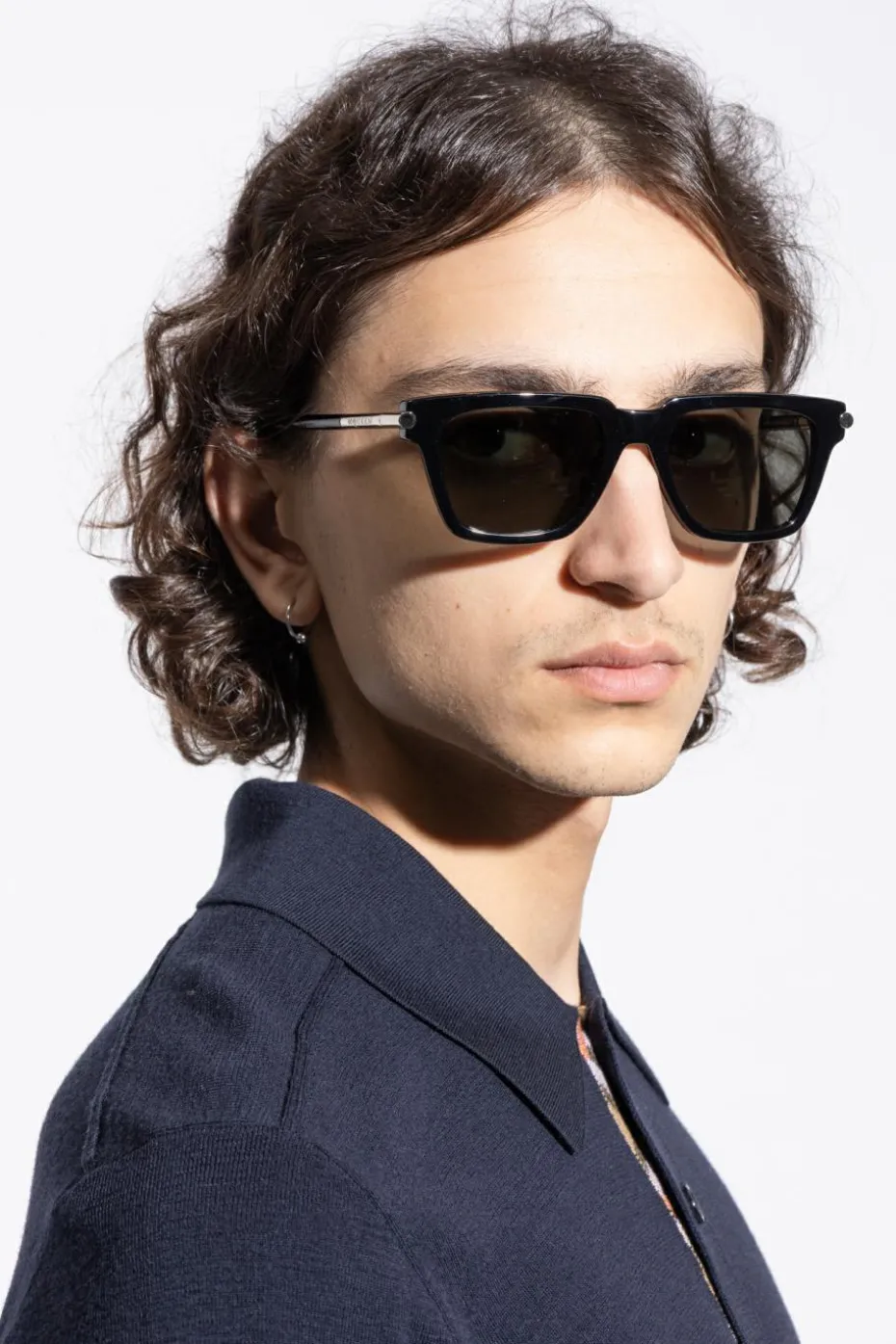 Alexander McQueen CZARNY Okulary przeciwsłoneczne