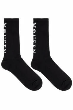 Alexander McQueen CZARNY Bawełniane skarpety z logo