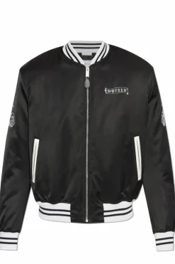 Alexander McQueen CZARNY Kurtka typu `bomber`