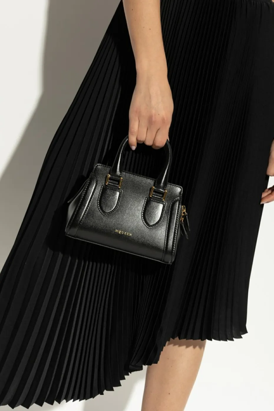 Alexander McQueen CZARNY Torba do ręki `Birdee Mini`