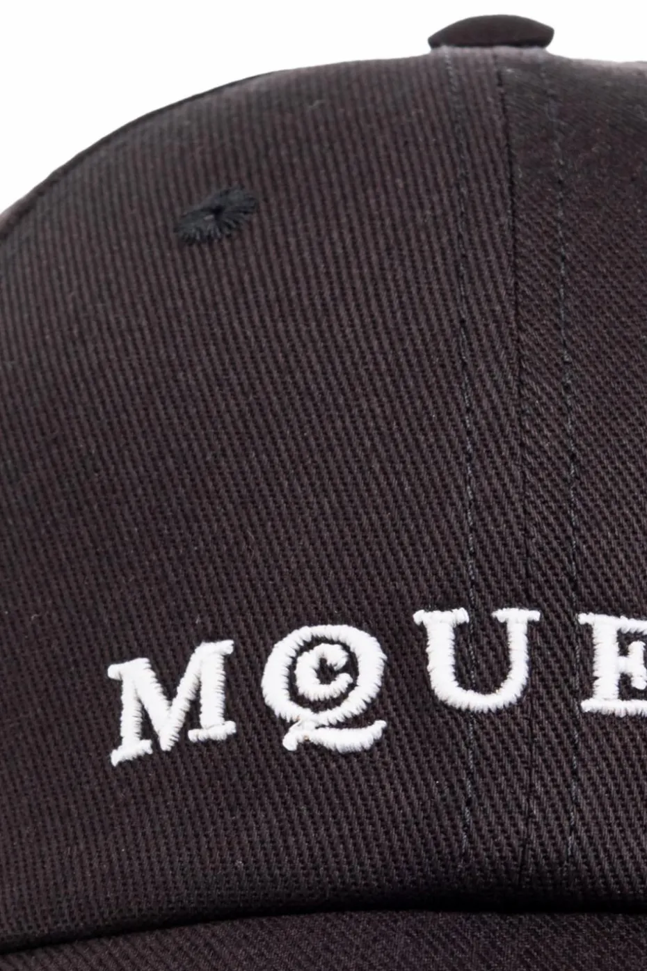 Alexander McQueen CZARNY Czapka z daszkiem