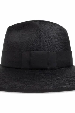 Alexander McQueen CZARNY Kapelusz z logo