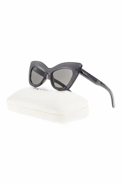 Alexander McQueen CZARNY Okulary przeciwsłoneczne