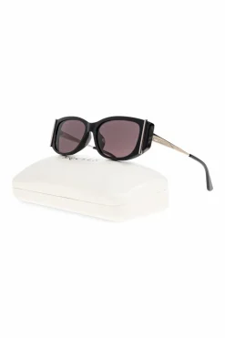 Alexander McQueen CZARNY Okulary przeciwsłoneczne
