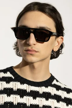 Alexander McQueen CZARNY Okulary przeciwsłoneczne