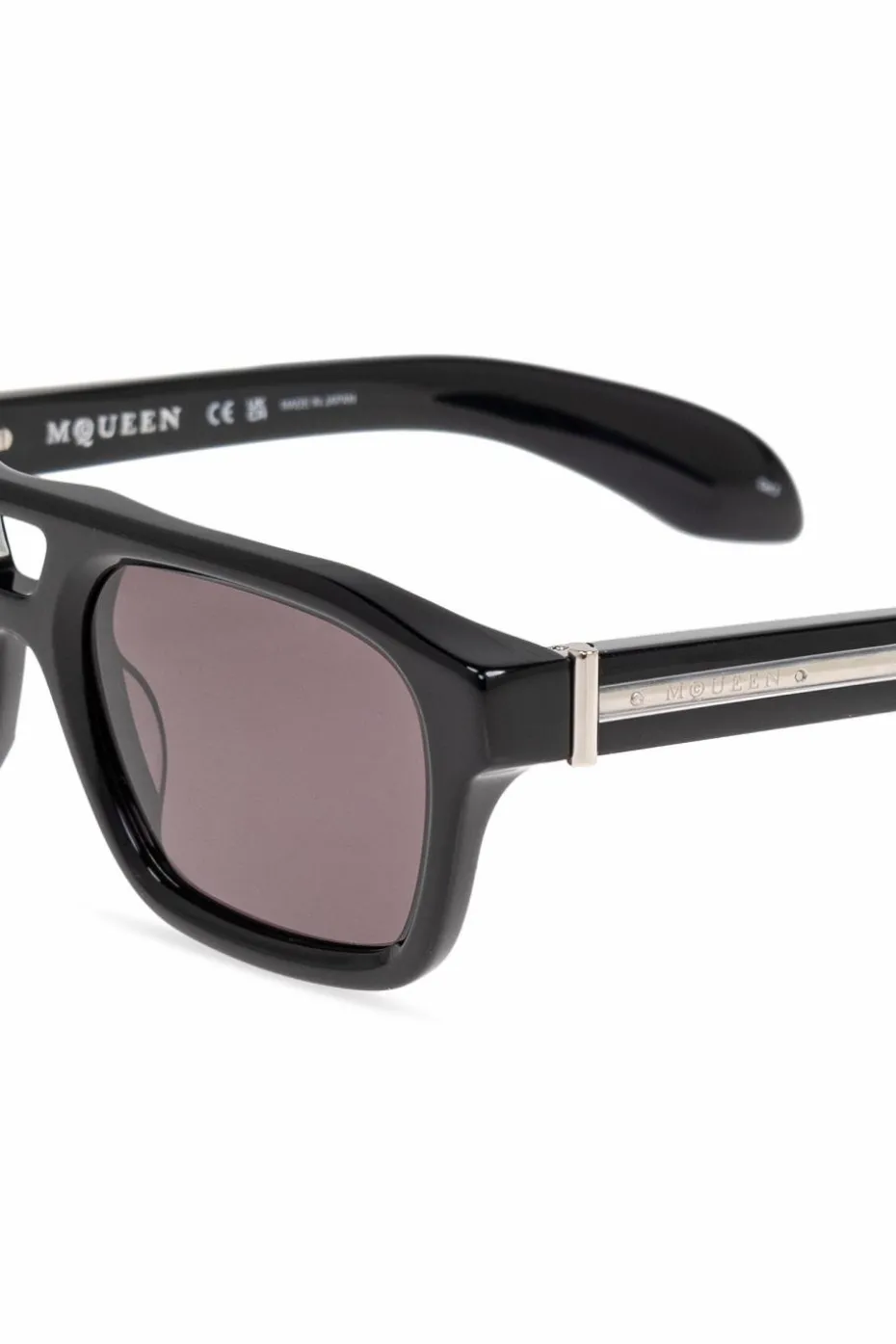 Alexander McQueen CZARNY Okulary przeciwsłoneczne