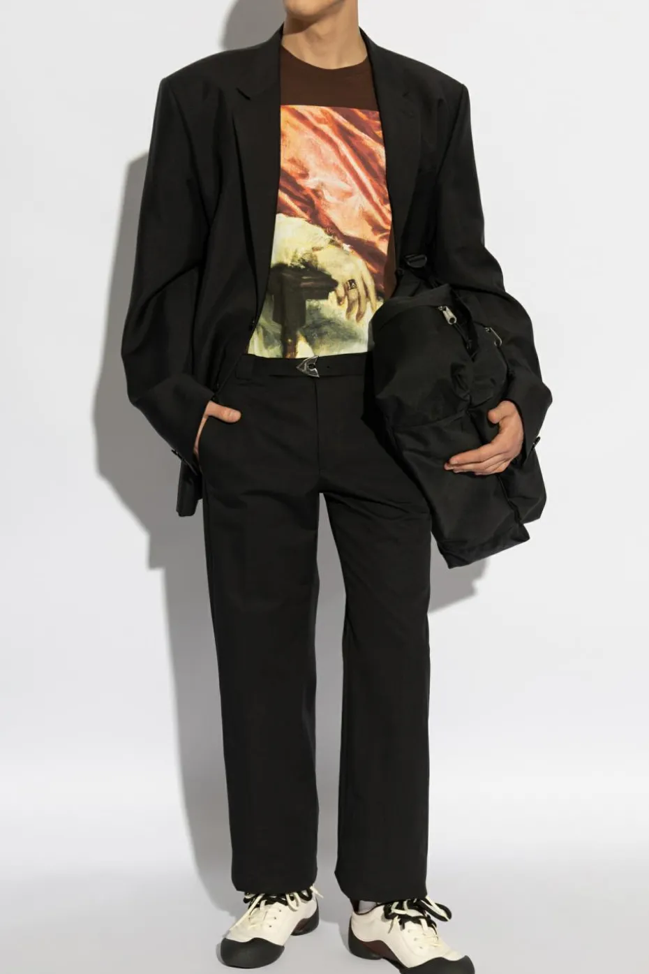Alexander McQueen CZARNY Spodnie z kieszeniami