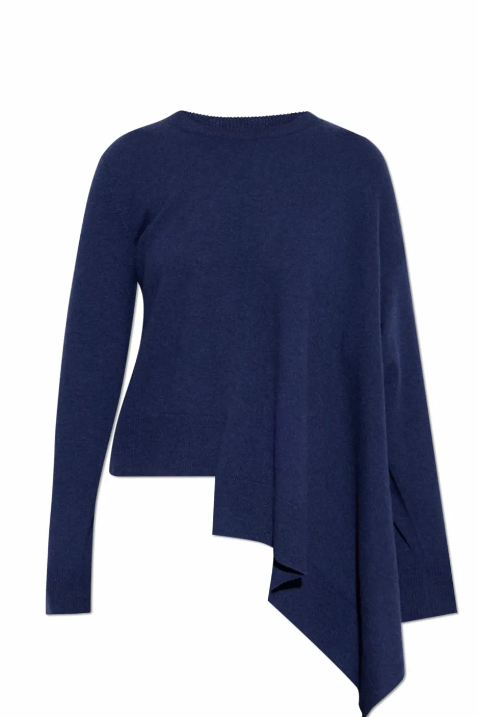 Alexander McQueen GRANATOWY Kaszmirowy sweter