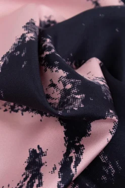 Alexander McQueen GRANATOWY Jedwabna chusta
