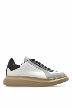Alexander McQueen kremowy Skórzane buty sportowe