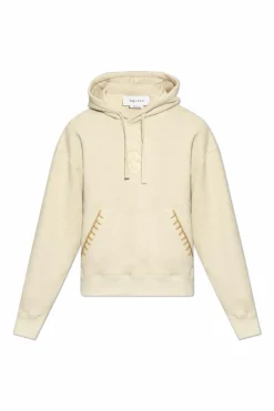 Alexander McQueen kremowy Bluza z kapturem