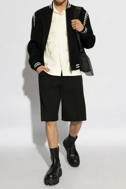 Alexander McQueen kremowy Koszula z nadrukiem