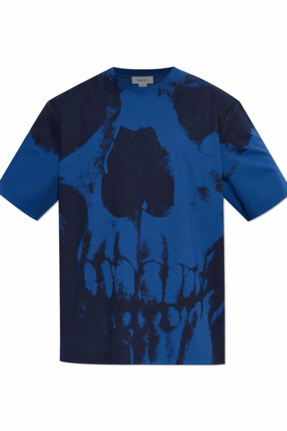 Alexander McQueen NIEBIESKI T-shirt z nadrukiem