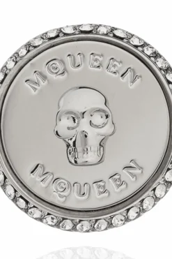 Alexander McQueen SREBRNY Pojedynczy kolczyk