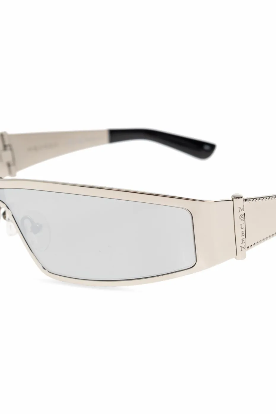 Alexander McQueen SREBRNY Okulary przeciwsłoneczne