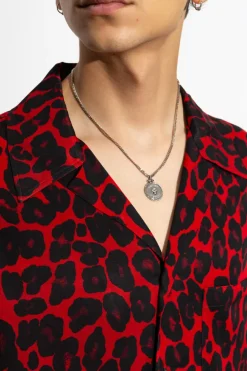 Alexander McQueen SREBRNY Naszyjnik z zawieszką