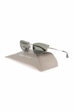Alexander McQueen SREBRNY Okulary przeciwsłoneczne