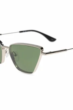 Alexander McQueen SREBRNY Okulary przeciwsłoneczne