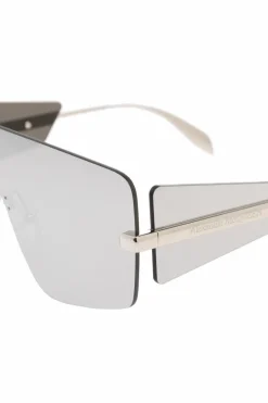 Alexander McQueen SREBRNY Okulary przeciwsłoneczne
