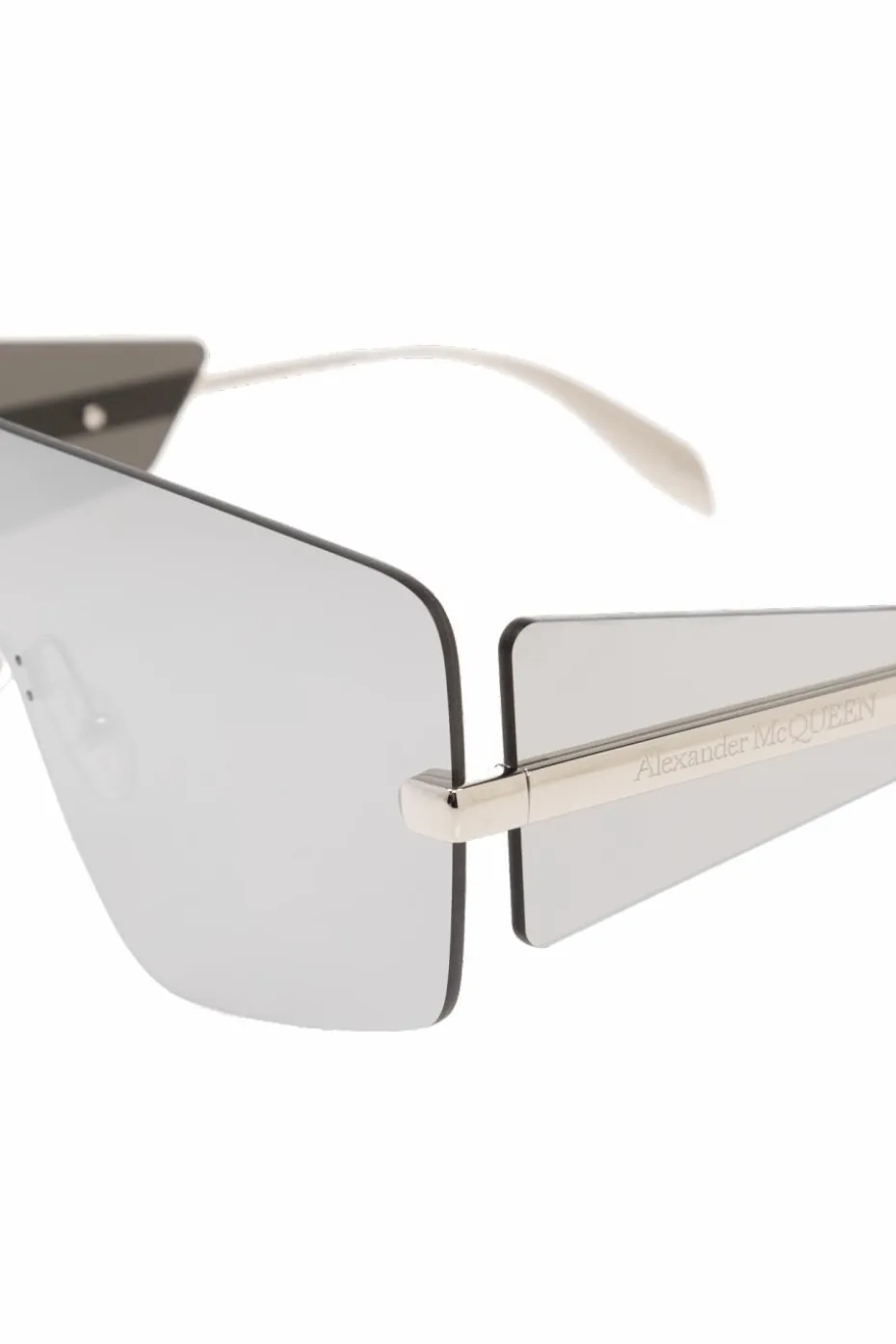 Alexander McQueen SREBRNY Okulary przeciwsłoneczne