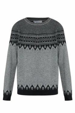Alexander McQueen SZARY Wełniany sweter