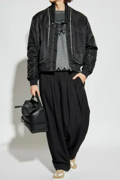 Alexander McQueen SZARY Wełniany sweter
