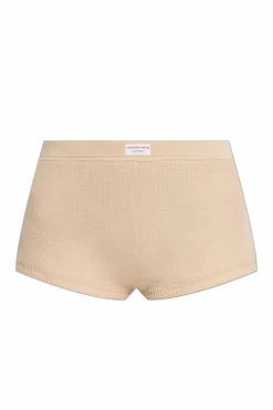 Alexander Wang beżowy Bawełniane figi