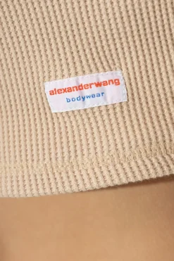 Alexander Wang beżowy Kardigan bieliźniany