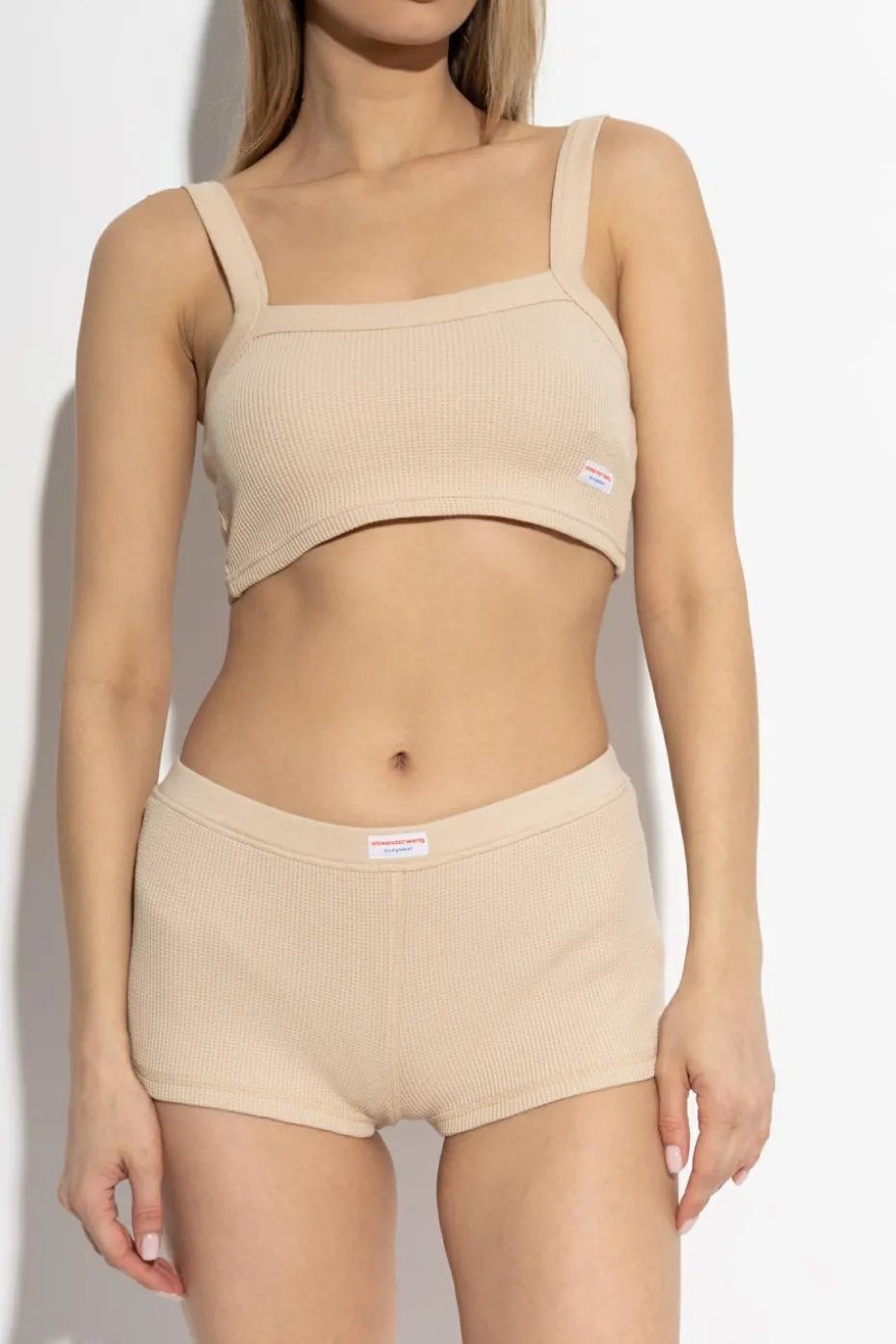 Alexander Wang beżowy Top bieliźniany