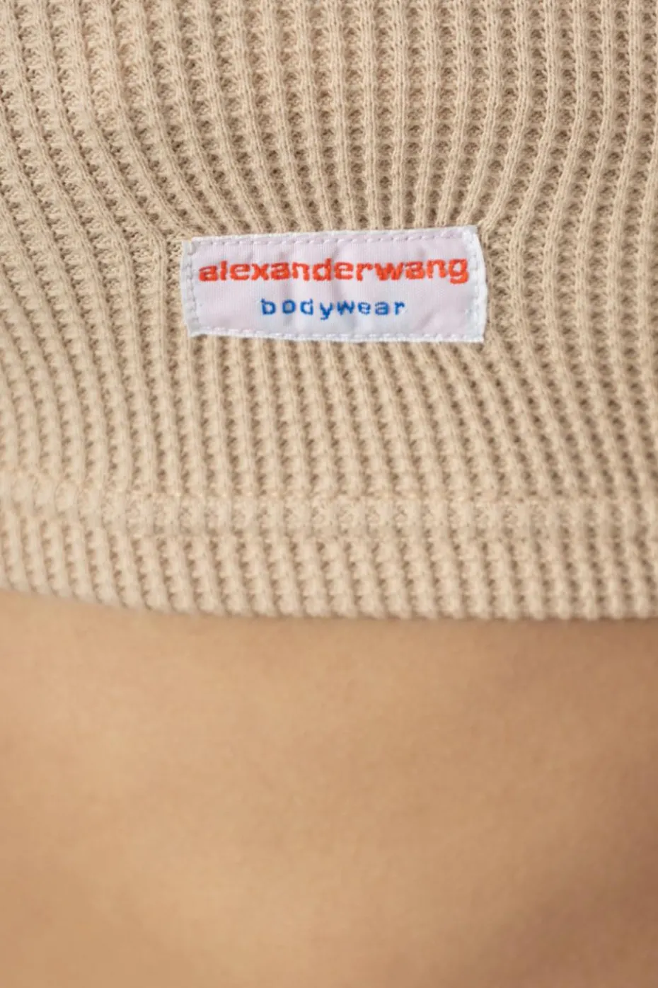 Alexander Wang beżowy Top bieliźniany