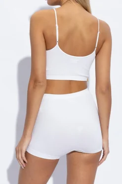Alexander Wang BIAŁY Szorty z kolekcji ‘Underwear’