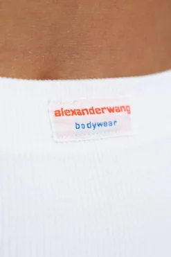 Alexander Wang BIAŁY Szorty z kolekcji ‘Underwear’