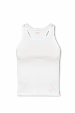 Alexander Wang BIAŁY Top z logo