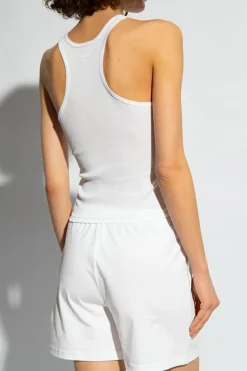 Alexander Wang BIAŁY Top z logo