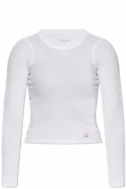 Alexander Wang BIAŁY Top z długim rękawem